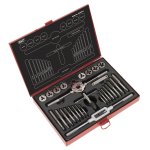 Sealey Metric Tap & Die Set Split Dies 28pc