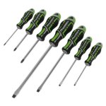 Sealey Premier GripMAX® Screwdriver Set 7pc - Hi-Vis Green