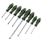 Sealey Premier GripMAX® Screwdriver Set 8pc - Hi-Vis Green