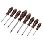 Sealey Premier GripMAX® Security TRX-Star* Screwdriver Set 8pc - Red