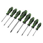 Sealey Premier GripMAX® Security TRX-Star* Screwdriver Set 8pc - Hi-Vis Green