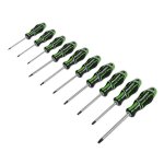 Sealey Premier GripMAX® TRX-Star* Screwdriver Set 10pc - Hi-Vis Green