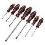 Sealey Premier GripMAX® Screwdriver Set 7pc - Red