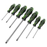 Sealey Premier GripMAX® Screwdriver Set 7pc - Hi-Vis Green