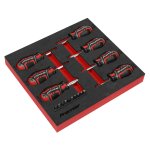 Sealey Stubby Screwdriver Set 17pc GripMAX®