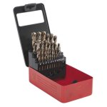 Sealey HSS Cobalt Fully Ground Drill Bit Set 25pc