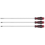 Sealey Premier Extra-Long Hammer-Thru Screwdriver Set 450mm 3pc