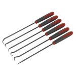 Sealey Extra-Long Pick & Hook Set 6pc