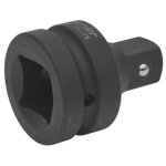 Sealey Premier Impact Adaptor 1"Sq Drive Female - 3/4"Sq Drive Male