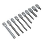 Sealey Premier Head Bolt Socket Bit Set 1/2"Sq Drive 10pc