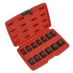 Sealey Premier Impact Socket Set 1/2"Sq Drive 12-point 13pc