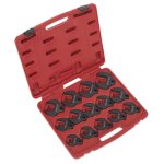 Sealey Premier Crow's Foot Spanner Set 1/2"Sq Drive 14pc