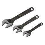 Sealey Premier Adjustable Wrench Set 3pc