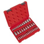 Sealey Premier TRX-Star* Socket & Security Socket Bit Set 1/4", 3/8" & 1/2"Sq Drive 38pc