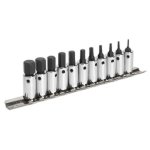 Sealey Premier Hex Socket Bit Set 1/4"Sq Drive11pc