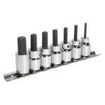 Sealey Premier Hex Socket Bit Set 3/8"Sq Drive 7pc