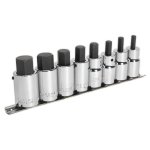 Sealey Premier Hex Socket Bit Set 1/2"Sq Drive 8pc