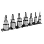 Sealey Premier Lock-On TRX-Star* Socket Bit Set 1/4" & 3/8"Sq Drive 7pc