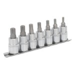 Sealey Premier Ribe Socket Bit Set 3/8"Sq Drive 50mm 7pc