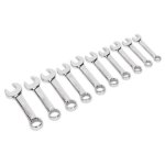 Sealey Premier Stubby Combination Spanner Set 10pc