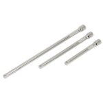 Sealey Premier Extension Bar Set 1/4"Sq Drive 3pc