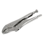 Sealey Premier Locking Pliers Curved Jaws 185mm 0-38mm Capacity