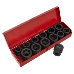 Sealey Premier Metric/Imperial Impact Socket Set 3/4"Sq Drive 13pc