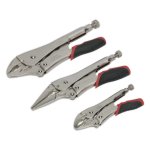 Sealey Premier Quick Release Locking Pliers Set 3pc