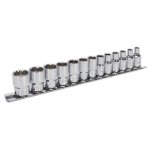 Sealey Premier Total Drive® Socket Set 1/4"Sq Drive 13pc