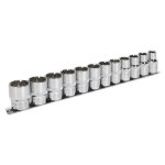 Sealey Premier Socket Set 1/2"Sq Drive12pc