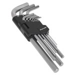 Sealey Premier Long Hex Key Set 9pc Long