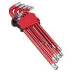 Sealey Premier Extra-Long Ball-End Hex Key Set 11pc