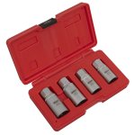 Sealey Metric Stud Extractor Set 1/2"Sq Drive 4pc