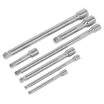 Sealey Premier Wobble/Rigid Extension Bar Set 1/4", 3/8" & 1/2"Sq Drive 7pc