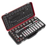 Sealey Premier Platinum Socket Set 3/8"Sq Drive 32pc