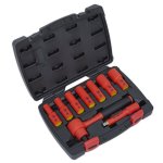 Sealey Premier Insulated Socket Set 3/8"Sq Drive 9pc - VDE Approved