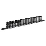 Sealey Premier Black Socket Set 1/2"Sq Drive 13pc