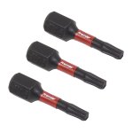 Sealey Premier TRX-Star* Impact Power Tool Bits T15 x 25mm 3pc