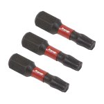 Sealey Premier TRX-Star* Impact Power Tool Bits T25 x 25mm 3pc