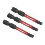 Sealey Hex 4mm Impact Power Tool Bits 50mm - 3pc