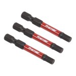 Sealey Premier Hex Impact Power Tool Bits 5 x 50mm 3pc