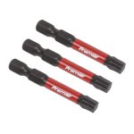 Sealey Premier TRX-Star* Impact Power Tool Bits T40 x 50mm 3pc