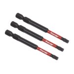 Sealey Premier TRX-Star* Impact Power Tool Bits T25 x 75mm 3pc