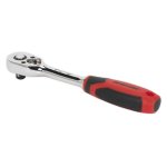 Sealey Premier Pear-Head Ratchet Wrench with Flip Reverse 1/4"Sq Drive