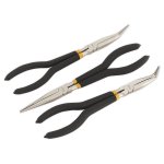 Sealey Premier Needle Nose Pliers Set Ni-Fe Finish 280mm 3pc