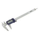 Sealey Digital Vernier Caliper 0-200mm(0-8")