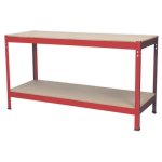 Sealey Steel Workbench with Wooden Top 1.53m