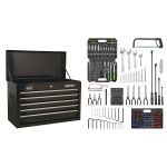 Sealey American PRO® Topchest 5 Drawer with 272pc Tool Kit - Black