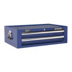 Sealey Mid-Box 2 Drawer Tool Chest with Ball-Bearing Slides - Blue