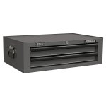 Sealey Mid-Box Tool Chest 2 Drawer with Ball-Bearing Slides - Grey/Black